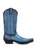 Mayura Boots 1920 / Blauw Spitse Cowboy Western Line Dance Dames Heren Laarzen Schuine Hak Echt Leer