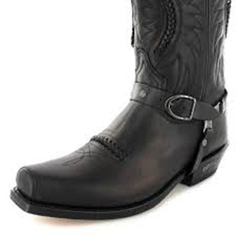 Sendra 3434 black biker and western