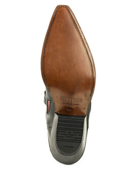 Mayura Boots 1935 Zwart/ Rood Python Spitse Cowboy Western Laarzen Schuine Hak Rechte Schacht Treklussen Goodyear Welted