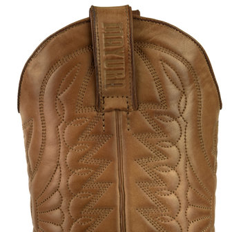 Mayura Boots Arpia 2534 Hazelnoot Bruin/ Dames Western Laarzen Sierstiksel Spitse Neus Schuine Hak Glad Leer Schacht