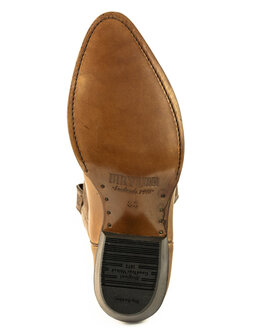 Mayura Boots Arpia 2534 Hazelnoot Bruin/ Dames Western Laarzen Sierstiksel Spitse Neus Schuine Hak Glad Leer Zool