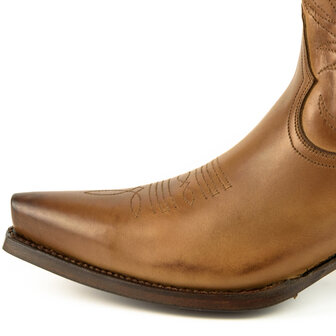 Mayura Boots Virgi 2536 Hazelnut/ Ladies Western Boots Ornamental Stitching Pointed Nose Straight Shaft High Heel Smooth Leathe