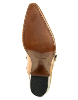 Mayura Boots Virgi 2536 Hazelnut/ Ladies Western Boots Ornamental Stitching Pointed Nose Straight Shaft High Heel Smooth Leathe