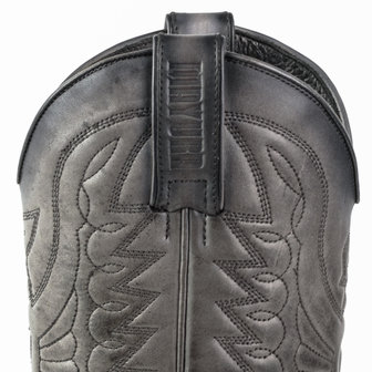 Mayura Boots 1920 Grijs/ Spitse Cowboy Western Line Dance Dames Heren Laarzen Schuine Hak Echt Leer Schacht