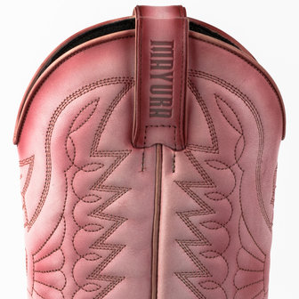 Mayura Boots 1920 Roze/ Spitse Cowboy Western Line Dance Dames Heren Laarzen Schuine Hak Echt Leer Schacht