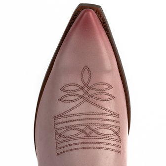 Mayura Boots 1920 Roze/ Spitse Cowboy Western Line Dance Dames Heren Laarzen Schuine Hak Echt Leer Spitse Neus