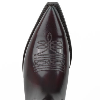 Mayura Boots 1920 Florentic Bordeaux/ Pointed Cowboy Western Line Dance Ladies Men Boots Slanted Heel Genuine Leather Stiching 