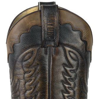 Mayura Boots 1927 Bruin/ Spitse Cowboy Western Dames Heren Laarzen Schuine Hak Two Tone Echt Leer