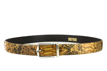 Mayura Riem 810P Whisky Python 3.5cm Breed Verwisselbare Gesp