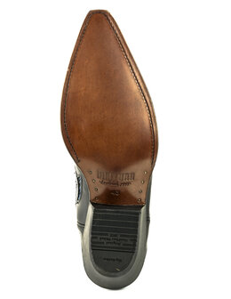 Mayura Boots 1935P Zwart/ Blauw Python Spitse Cowboy Western Laarzen Schuine Hak Rechte Schacht Treklussen Goodyear Welted