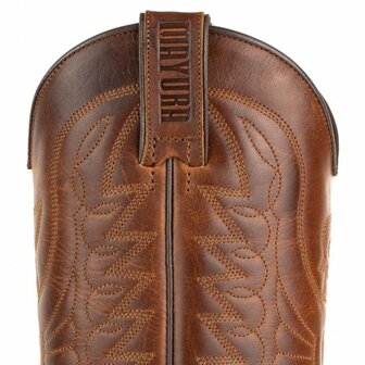 Mayura Boots 1920 Bruin/ Spitse Cowboy Western Line Dance Dames Heren Laarzen Schuine Hak Echt Leer