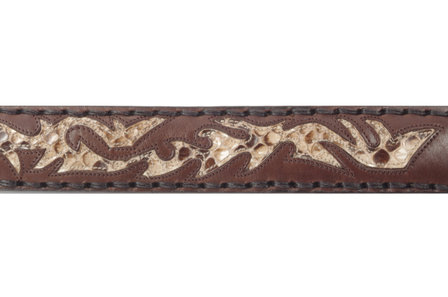 Sendra belt 8323 Python Brown