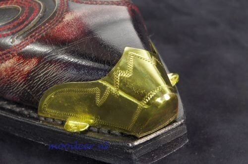 sendra mooileer laarzenpunt basic goudkleur