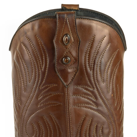 Mayura Boots Virgi 2536 Chestnut/ Ladies Western Boots Ornamental Stitching Pointed Snip Toe Nose Straight Shaft High Heel Smoo