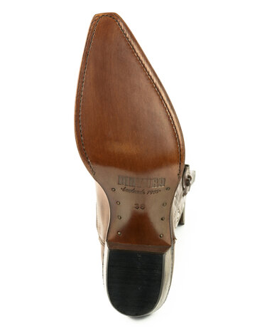 Mayura Boots Virgi 2536 Chestnut/ Ladies Western Boots Ornamental Stitching Pointed Snip Toe Nose Straight Shaft High Heel Smoo