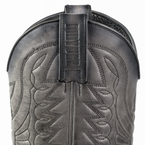 Mayura Boots 1920 Grijs/ Spitse Cowboy Western Line Dance Dames Heren Laarzen Schuine Hak Echt Leer Schacht
