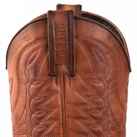 Mayura Boots 1920 Cognac/ Spitse Cowboy Western Line Dance Dames Heren Laarzen Schuine Hak Echt Leer