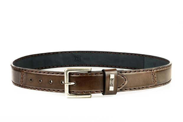 Mayura Riem 925 Bruin Cowboy Western 4 cm Brede Jeans Riem Verwisselbare Gesp Glad leder