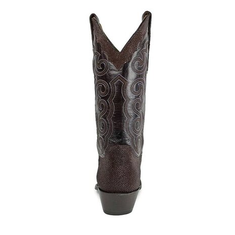 Sendra Boots Texas Mantaraya Chocolate Cuervo Bruin Heren Spitse Exotische Cowboy Laarzen Cubaanse hak Lederen zool