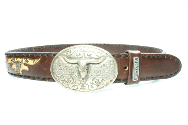 Sendra Buckle belt 8322 Python brown