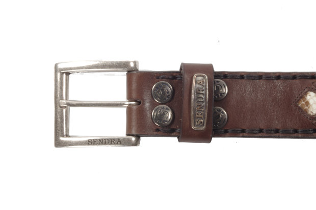 Sendra belt 8347 Python Brown