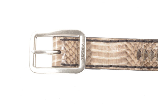 Sendra riem 1018 naturel cobra gesp