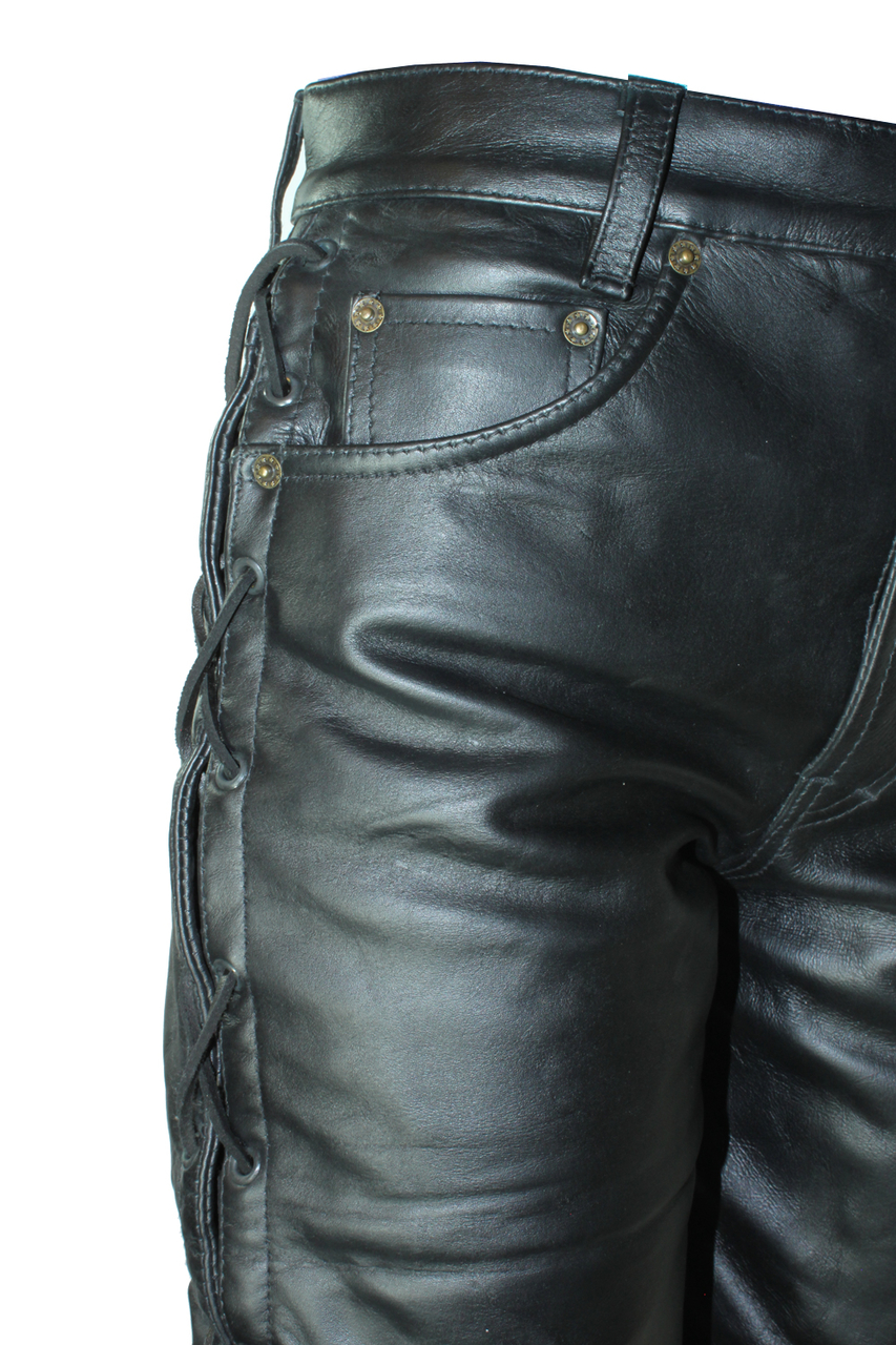 heren broek leer