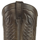 Mayura Boots Indian 2471 Bruin/ Cowboy Biker Laarzen Heren Vierkante Neus Platte Hak Afneembaar Spoor Echt Leer_9