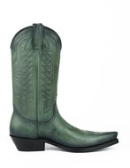 Mayura-Boots-1920--Groen--Spitse-Cowboy-Western-Line-Dance-Dames-Heren-Laarzen-Schuine-Hak-Echt-Leer