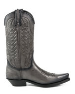 Mayura-Boots-1920-Grijs--Spitse-Cowboy-Western-Line-Dance-Dames-Heren-Laarzen-Schuine-Hak-Echt-Leer