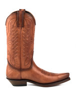 Mayura-Boots-1920-Cognac--Spitse-Cowboy-Western-Line-Dance-Dames-Heren-Laarzen-Schuine-Hak-Echt-Leer