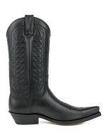 Mayura-Boots-1920-Zwart--Spitse-Cowboy-Western-Line-Dance-Dames-Heren-Laarzen-Schuine-Hak-Echt-Leer